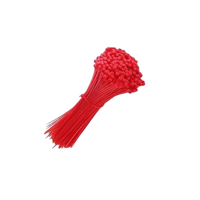 Neyiem 結束バンド [幅2.5mm 長さ100mm（100本入）レッド] ナイロン結束バンド 耐候性 耐熱性 ケーブル固定 配線管理 プレミアムプラスチックケーブルワイヤータイ ネクタイジップ 屋内 屋外用 【包装内容】結束ベルト合計：100個/レッド-ケーブル結束ベルト、長さ=100mm、幅=2.5mm、厚さ=0.9mm、最大収束長さ=70mm、最大張力=18lbs/18kgs。家庭、オフィス、作業現場、オートバイなどのケーブル収納、庭、猫用ケージとスタンドなどの固定に広く使用され、様々な場面に適用でき、生活の便利さをもたらします。【高品質PA 66】工業用強度のナイロン66耐火材料を使用し、耐摩耗性、耐熱性、耐寒性、強力な負荷能力、耐老化性、耐酸性、耐腐食性、耐久性。悪天候（適合温度範囲は-40 °C ~ +85 °C）極端な条件下でも長期間着用できます。【使いやすい】オートロック設計：必要なものを整理し、ノコギリの片側を曲げ、ボタンの片側部分を矢印にすることで、簡単に引き抜くことができます。締め付けると、素早く物を整理して固定することができます。【強力耐久性】丈夫耐久性：高品質のPA材料を使用し、強力なラチェットロックと高密度の歯、ロック爪が丈夫で、無毛で滑らかなストラップの縁、面倒な物を整理し、耐久性のあるケーブル結束テープによって家を美しく整える。【用途が広い】日常生活では、多機能ケーブルジッパータイは非常に強力で、家庭、オフィス、庭、職場などの良い助手です。また、ケーブル整理、農場フェンス、菜園、自動車路線整理、建築工事、工業修理、園芸ヒノキ、枝の固定などにも使用できます。旗、その他の小物、ホースなどの長条物などを固定し、多くの場面で実力を発揮します。