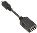 バッファロー iBUFFALO USB microB to A 変換アダプター タブレット用 ブラック BSMPC11C01BK