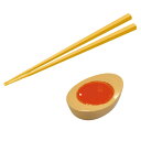 アルタ Artha すべらせん箸 (上) 箸置きセット 向日葵 箸置き 煮卵 らせん形状 食洗器対応 SPS樹脂 AR0623235(3)