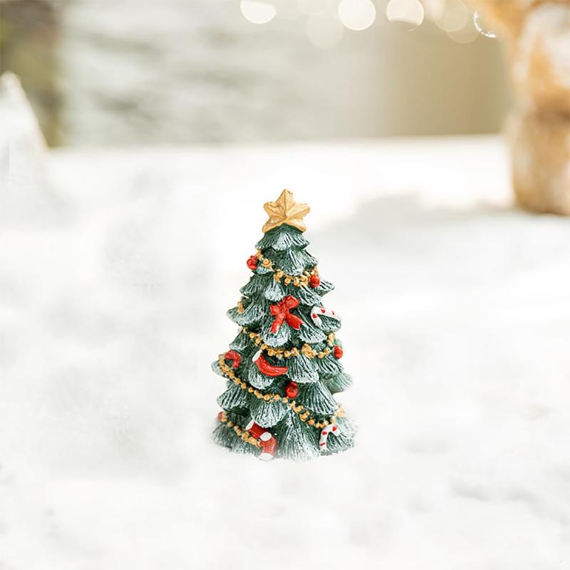 Rakuten - クリスマス 飾り クリスマスツリー 卓上 ミニ 置物 おしゃれ 小さい 10cm 14cm 17cm 飾り付け おもちゃ ギフトプレゼント 子供 キーズ