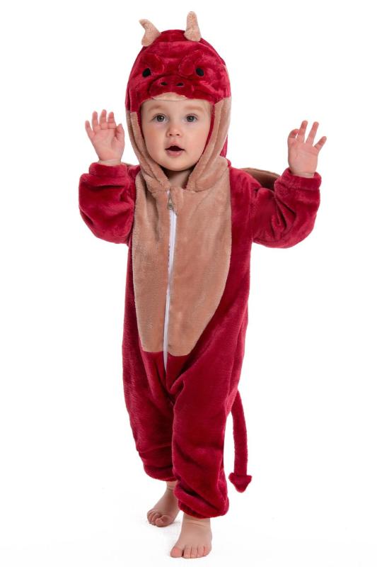 [OLAOLA] 恐竜 着ぐるみ キッズ パジャマ ベビー 仮装 コスチューム 防寒着 ロンパース  ...