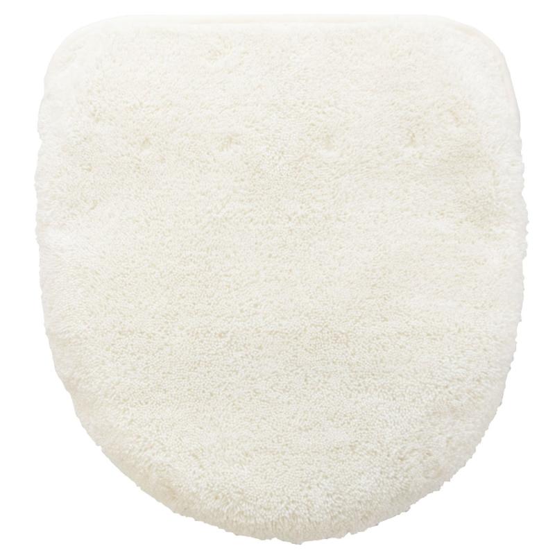 オカ(OKA) 乾度良好Dナチュレ トイレフタカバー ドレニモタイプ (洗浄・暖房・U型・O型兼用タイプ) ホワイト (かんどりょうこう 吸水 速乾 抗菌 防臭 トイレ 洗える 兼用)