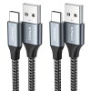 USB Type C ケーブル 【1M/2本セット】 NIMASO タイプc ケーブル QC3.0対応 急速充...