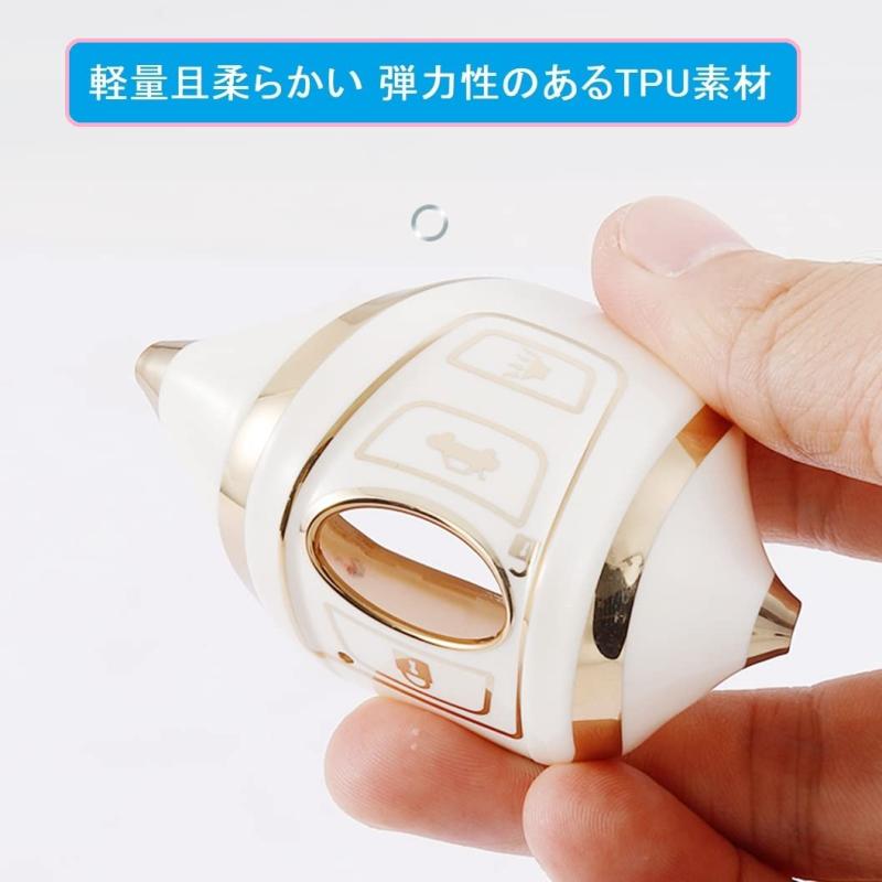 [ZANEKO] キーケース適合スバルフォレスターフレヴォーグ レガシィ B4 キーカバーインプレッサ G4 WRX S4 STI XV Outback BRZ スマピタくん (黒猫 、可愛い)