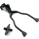 KUNANG バイクキックスタンド バイクスタンド ダブルレッグ アイアン自転車キックスタンド マウンテンバイク ロードバイク 自転車スタンド 26インチ~28インチの自転車に適しています 高さ調(4)