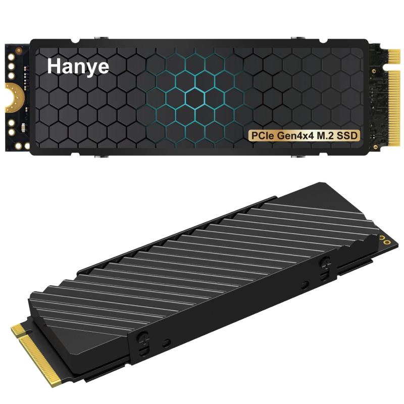 Hanye SSD 2TB PCIe Gen4x4 M.2 NVMe 2280 q[gVN V^PS5 PS5mFς R:7450MB s W:6700MB s HE70 ϋv3D NAND TLC Ki[J[5N