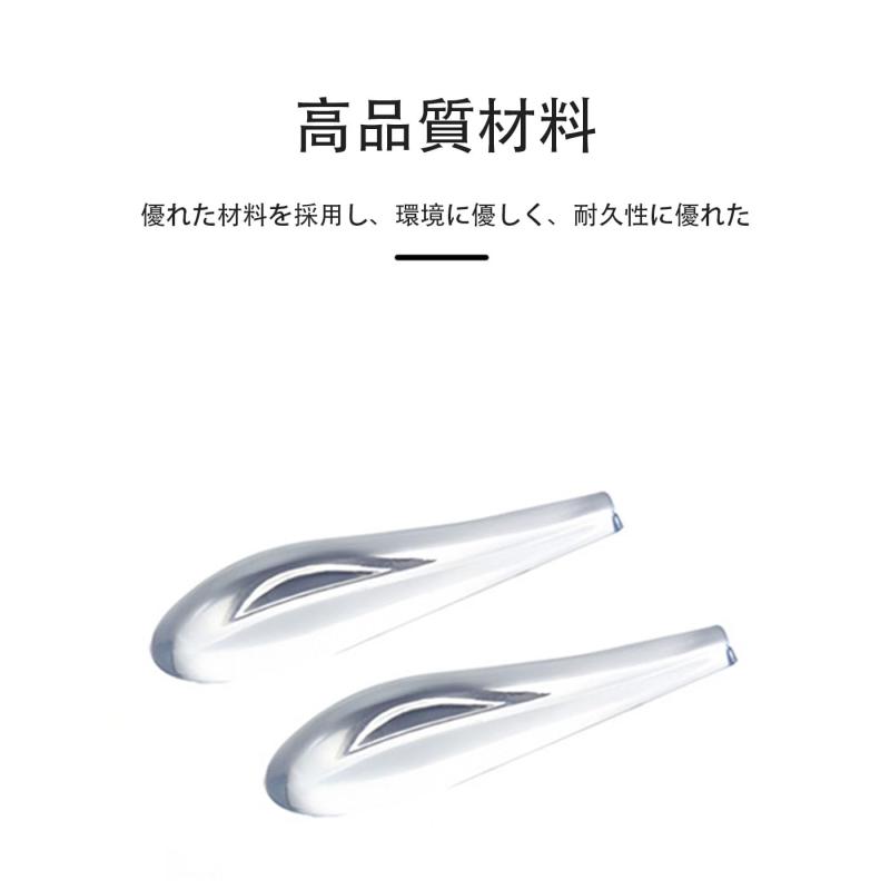 Mirhua ボルテックスジェネレーター 12個入り 透明 衝突防止 風切り音低減 簡単取り付け カーアクセサリー 低減 ノイズリダクション 保護 カー飾り カー用品