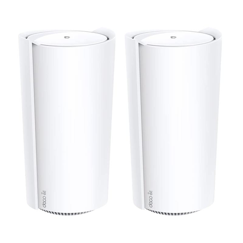 TP-Link WiFi 6E [^[ bVWi-FiVXe wifip X}[ger Ή LAN X}[gz[ AXE11000 4804 + 4804 + 1148Mbps Deco XE200 2-pack