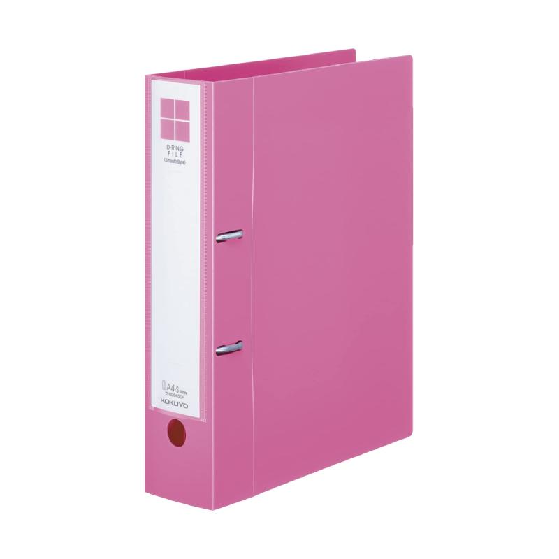 Rakuten - コクヨ(KOKUYO) Dリングファイル スムーススタイル A4 2穴 500枚収容 ピンク フ-UDS450P