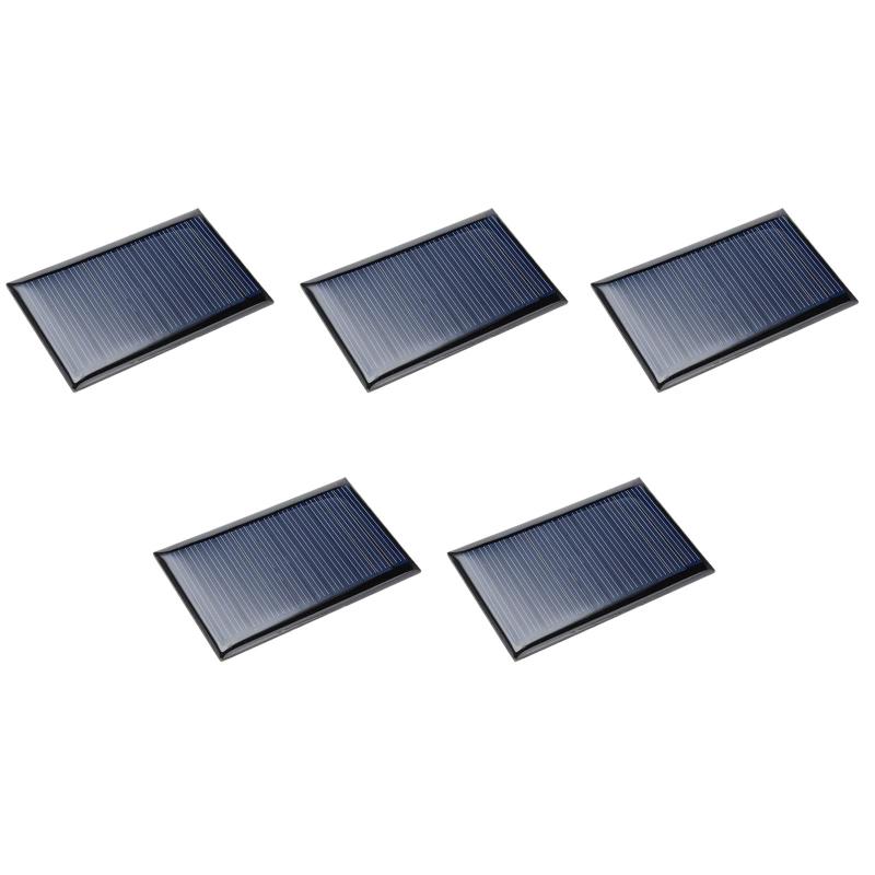 DMiotech 5個入り 6V 60mA 72 mm x 45 mm ミニソーラーパネルセル DIY電力プロジェクト用
