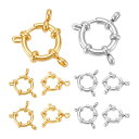 UNICRAFTALE 約10個 2色 23mm 引き輪 カニカン 304ステンレス スプリングリング クラスプ リング 留め具 カン付き ネックレス 留め金 ブレスレット留め具 接続パーツ ネックレスパーツ ブレスレッ