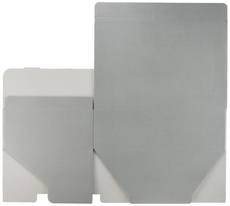 樂天商城 - ヘッズ 日本製 無地 ギフトボックス 32.3×9.5×22.5cm シルバーグレー 10枚 箱 シンプル HEADS MSG-GB1