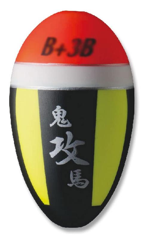 TEAM 釣武者 鬼馬ウキ 攻 2+BB オレンジ/イエローサイズ:2+BB素材:和桐上下Sicリング採用(上部2.4 φリング 下部2φリング)
