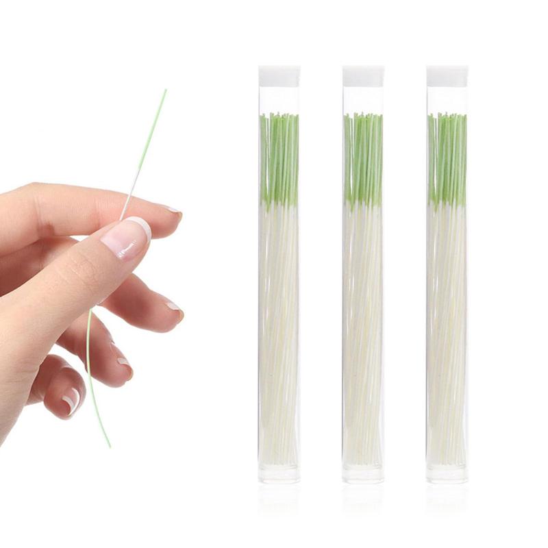 FamGift ピアス穴掃除 臭気除去 消毒 ケアピアスクリーニングライン ポータブル ピアスクリーナー 使い捨て 男女兼用（グリーン 約180個）