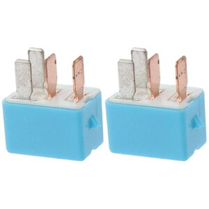 2pcs交互計算の圧縮機の冷却ファンの多数の使用リレー青90080-87026 90987-02027 12V トヨタ1997-2014年 に対応