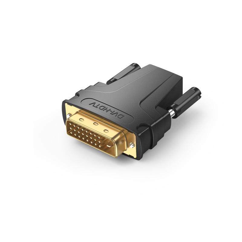 Rakuten - HDMI DVI変換 双方向伝送 アダプタ オス-メス HDMIメス ⇔ DVI24+1オス 変換アダプタ 金メッキ 1080P 60HZ