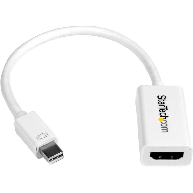 StarTech.com Mini DisplayPort - HDMI 変換アダプタ/mDP 1.2 - HDMI ビデオ変換/4K30Hz/ミニディスプレイポート - HDMI 映像コンバータ/ミニDP - HDMI アクティブアダプタ/Mini D