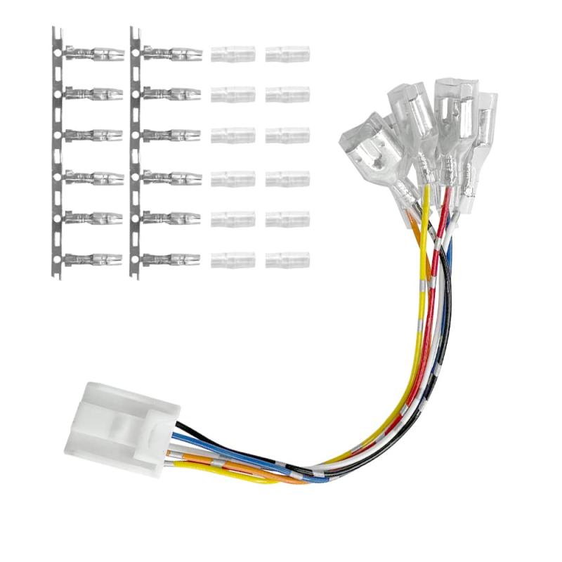 Rakuten - YOBIS トヨタ ヤリスクロス 10系対応 Yaris MXPB10/MXPB15/MXPJ10/MXPJ15 適用 年式R2.8～ 電源取り出し オプションカプラー ダブルギボシ付き ギボシ端子/スリーブ追加 (型式A (1本入))