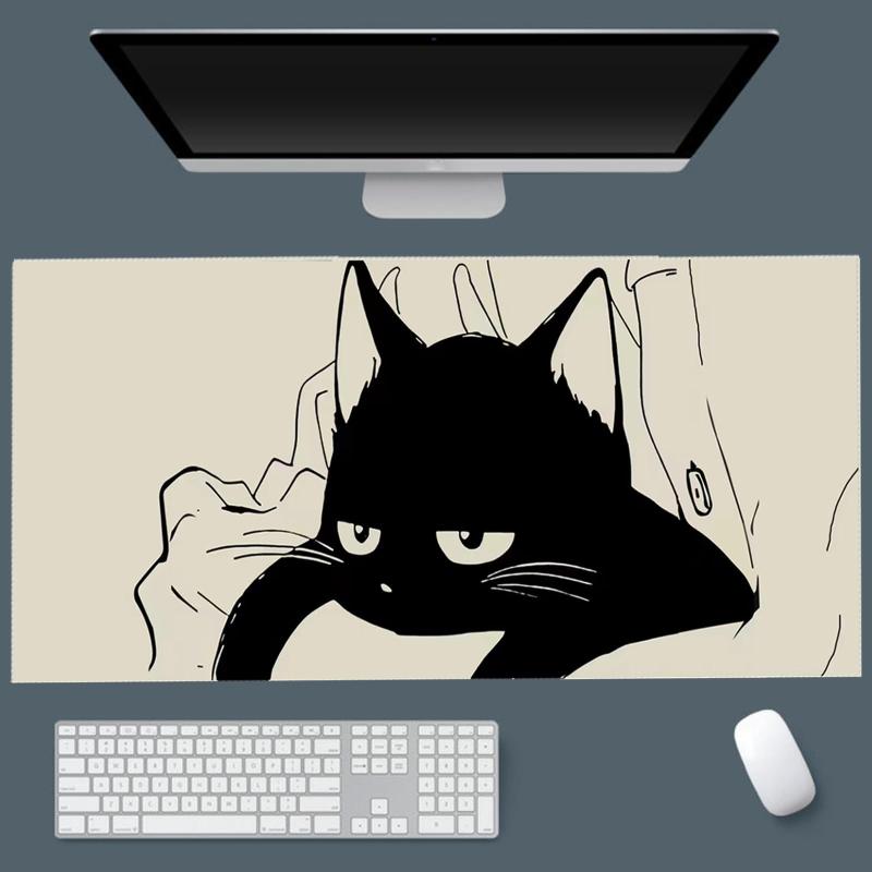 UniqcasaゲーミングマウスパッドXXL拡張アニメマウスパッド、80x40センチメートル大きなかわいいカワイ..