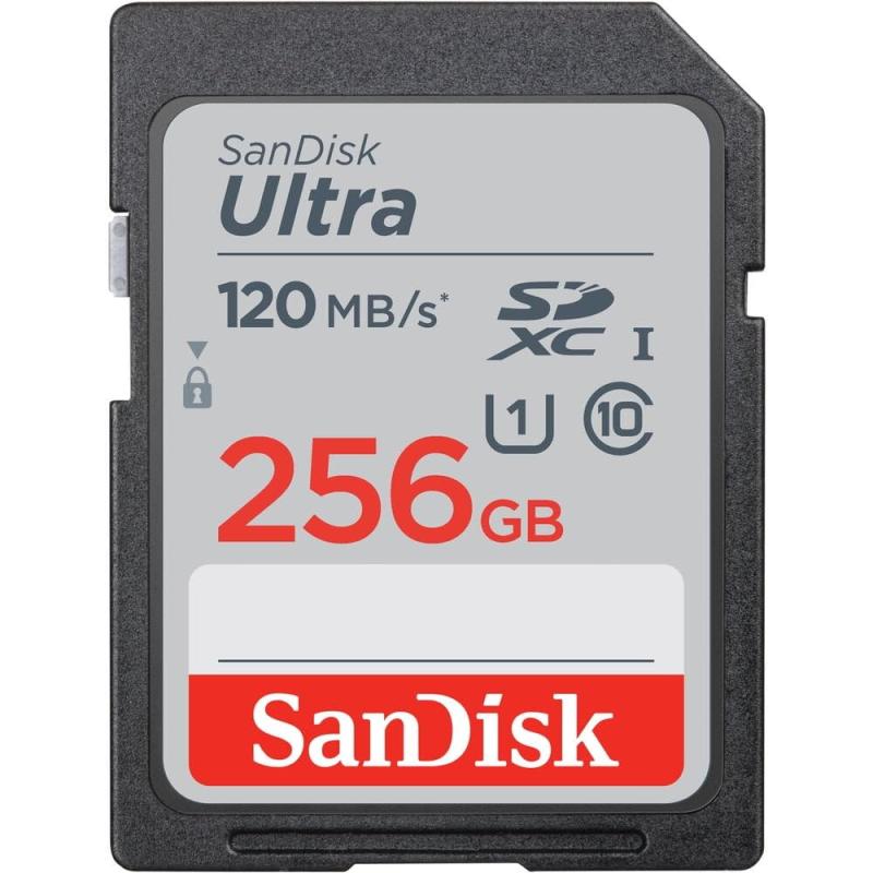 SanDisk 256GB Ultra SDXC UHS-I Memory Card - Up to 150MB/s, C10, U1, Full HD, SD...