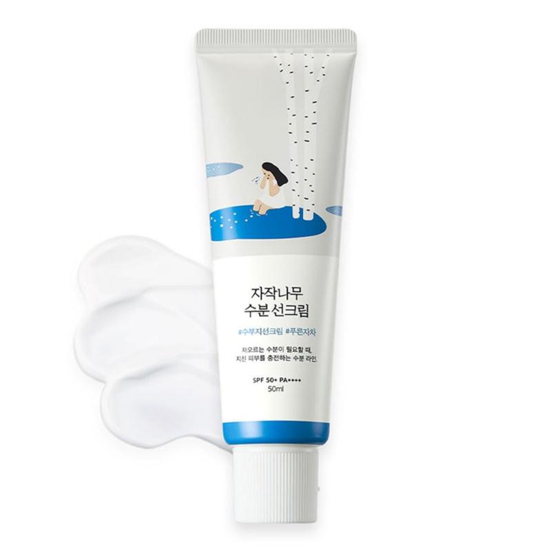 ROUND LAB(ラウンドラボ) シラカバ水分日焼け止めSPF50+PA++++50ml 【水分日焼け止め、保湿、敏感肌、乾燥肌、デイリー水分UVケア、しっとり日焼け止め】