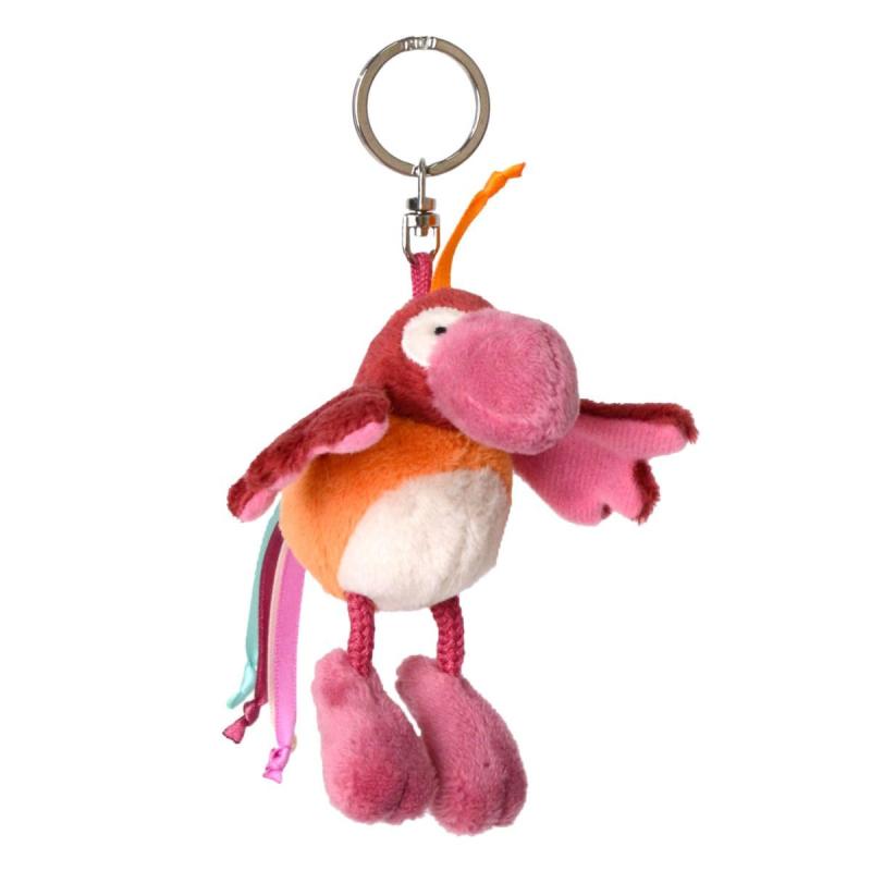 [ニキ] キーホルダー オウム ベラノ ピンク 10cm 鳥 2025 キッズ W8×D8×H10cm