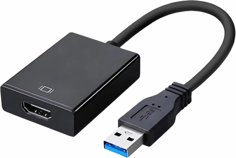USB HDMI 変換アダプタ ドライバー内蔵 usbディスプレイアダプタ 5GBPS 高速伝送 USB3.0 hdmi 変換 ケーブル 1080P対応 音声出力 ディスプレイアダプタ USB3.0 HDMI Windows XP/7/8/10 /11対