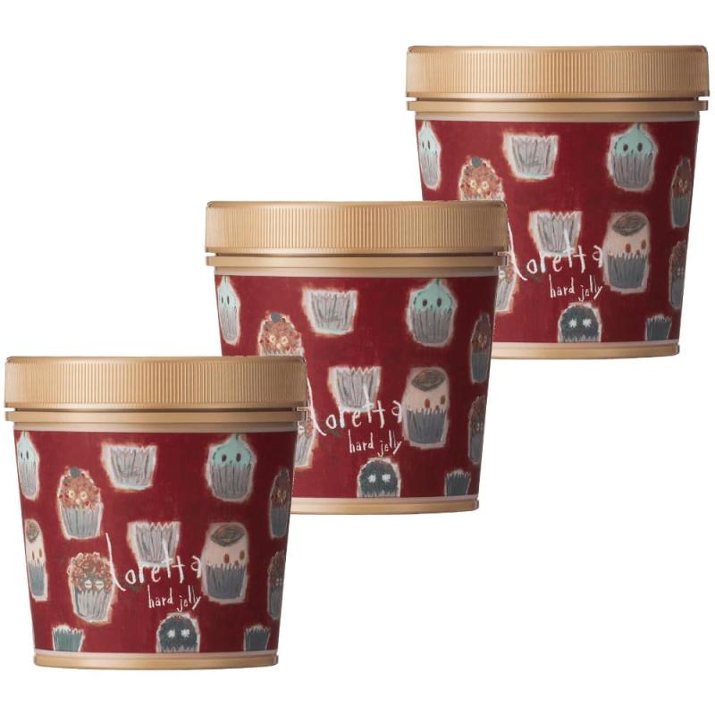 ロレッタ ハードゼリー 300g×3個セット [ローズの香り ヘアワックス ヘアケア スタイリング剤 スタイリングジェル ツヤ ウェット感]