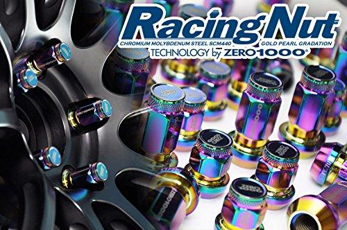 ZERO-1000 (ゼロセン) レーシングナット 28mm袋ナット M12×P1.5(16本) 707-C003C