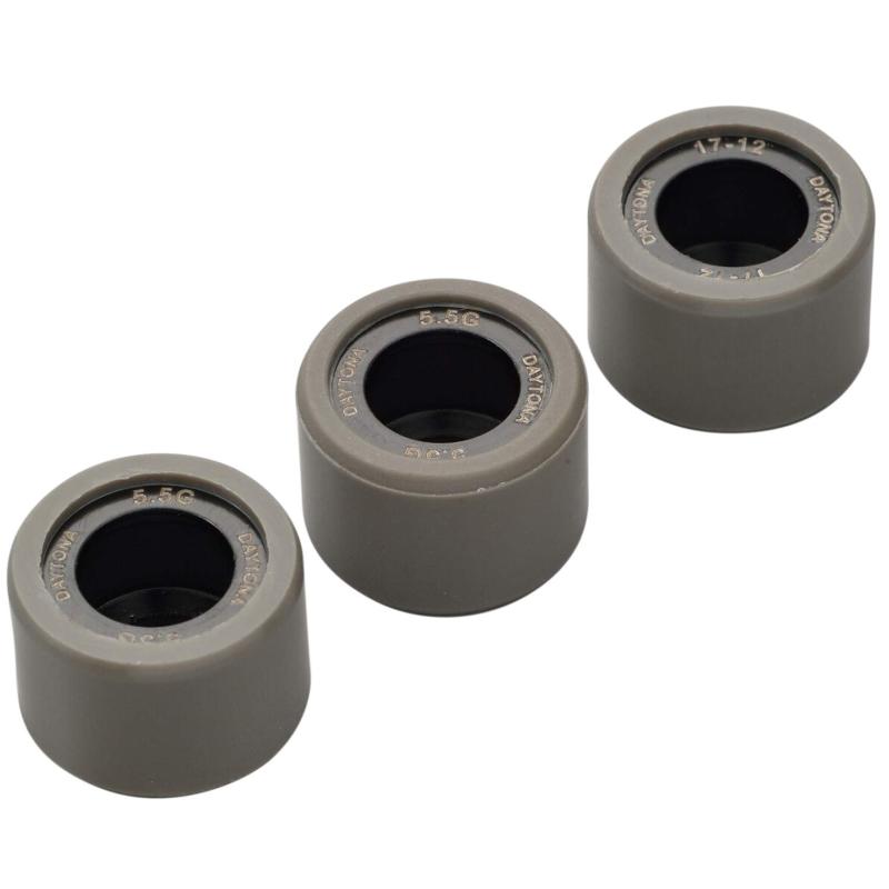 Rakuten - デイトナ(Daytona) バイク用 DWR ウエイトローラー φ17×12mm 5.5g 方向指定なし 3個セット 90490