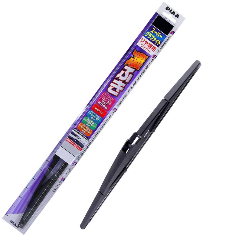 PIAA(ピア) ワイパー ブレード 400mm グラファイトコーティングゴム スーパーグラファイト 1本入 呼番5RS リヤ専用 ダブルストッパータイプ WGW40RS