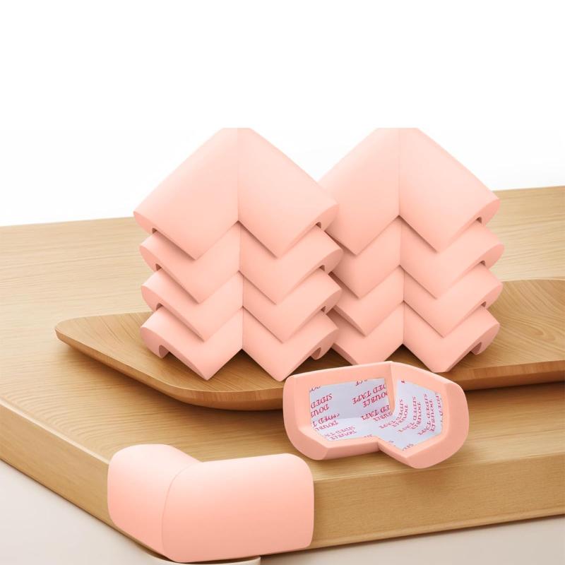 KOME コーナーガード クッション 10枚セット テーブル 角保護 繰り返し貼り付け可能 のり残らず 家具 角カバー ベビーガード 安全対策 コペルタ【10枚セット】 テーブルや家具の角にしっかり貼れるコーナーガード。10枚入りで、家中の...