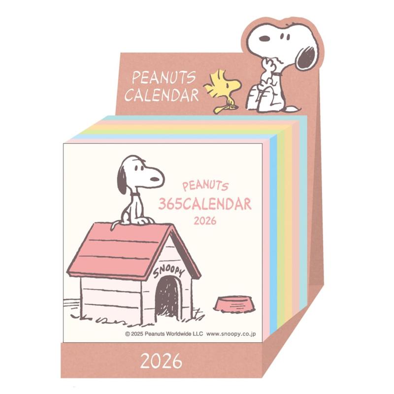 樂天商城 - 2026年カレンダー ミニチュア日めくり/PEANUTS