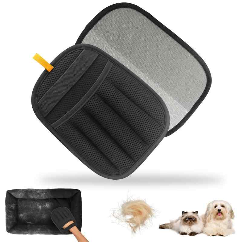 Pet Goods - 【2025改良型】らくらく抜け毛グローブ 猫の毛取り 手袋 ペット犬猫グルーミンググローブ 静電気除毛手袋 猫毛取りグローブ 猫の毛除去手袋 再利用可能 五本指タイプ ソファー カーペット