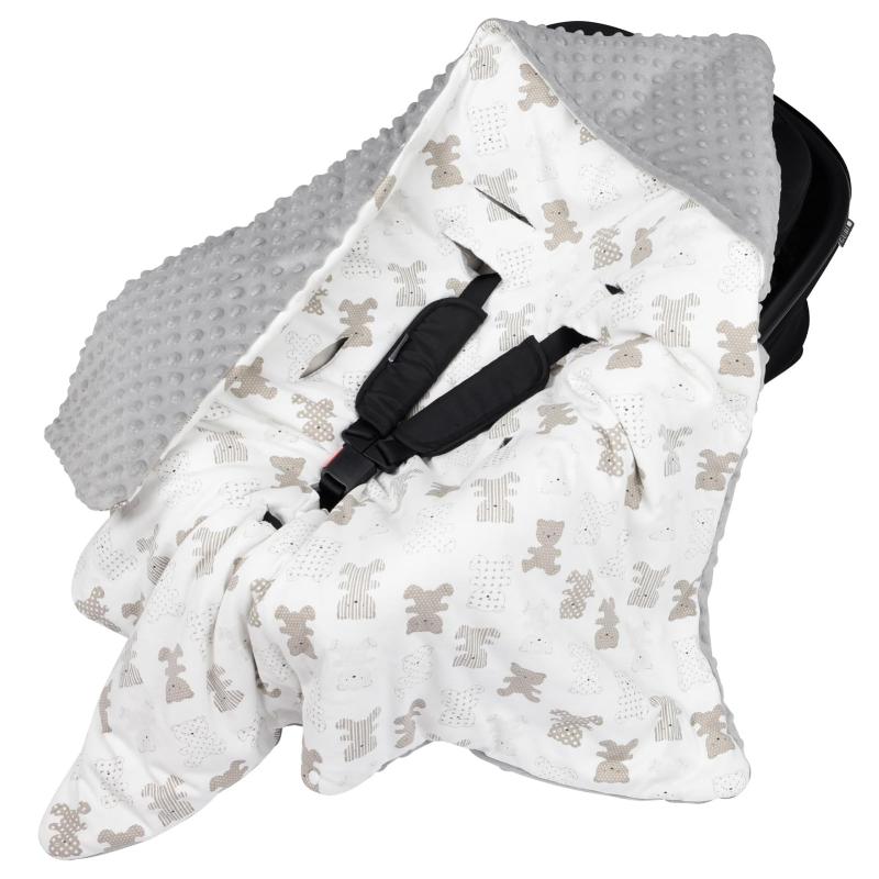 【ベビーアムール】 Bebamour おくるみ 新生児 ベビーお出かけ用品 マルチブランケット ひざかけ 風よけ 防寒用品