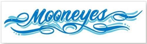 樂天商城 - ムーンアイズ MOONEYES ピンストライプステッカー 転写 MOONEYES Pinstripe Sticker ブルー DM-174