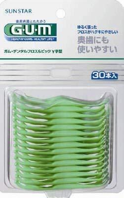 樂天商城 - ガムデンタルフロス＆ピックY字型30P × 10個セット
