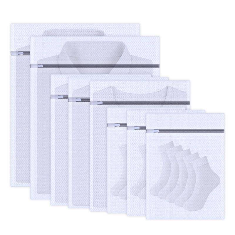 [Roypad] 洗濯ネット 大中小 （50×60/40×50/30×40cm） スーツ対応 ランドリーネット 無添加メッシュ 敏..