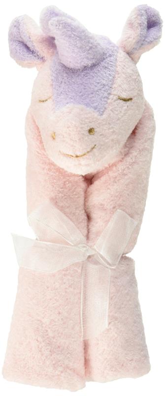 Angel Dear Blankie, Unicorn by Angel Dear33cm×33cmミニハンカチ　ミニタオル　ベビー　ベビー用ミニタオル　にぎにぎポイント多数 縫いぐるみ付き　マイクロファイバー