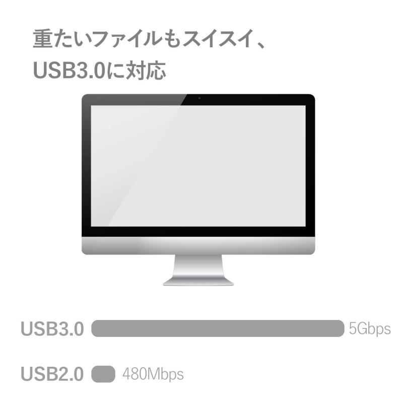 エレコム USBメモリUSB3.0対応 スライド式 高速転送 アルミ素材 64GB ブラック MF-DAU3064GBK