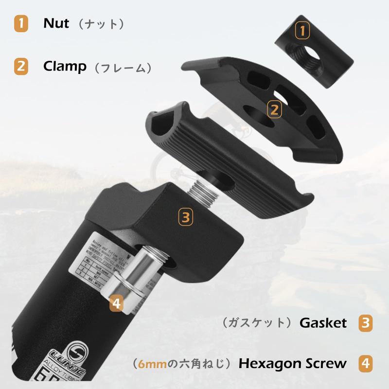 TRIWONDER シートポスト 自転車 サドル ロードバイク 25.4mm 27.2mm 28.6mm 30.4mm...