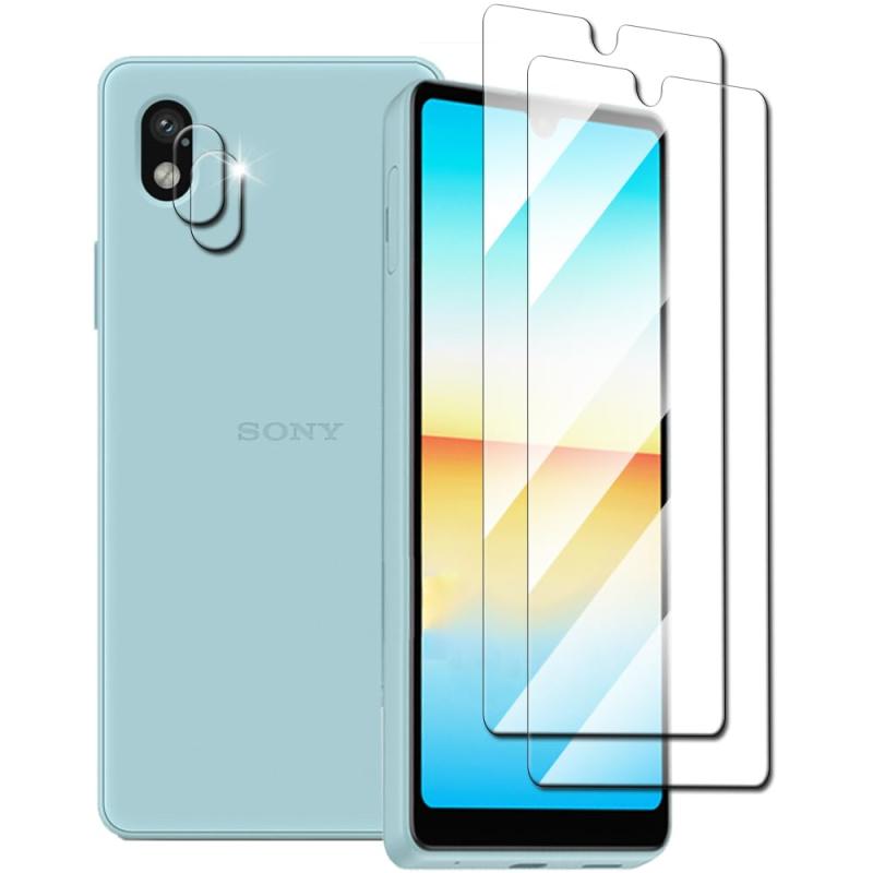 Sony Xperia Ace III ガラスフィルム+xperia ace 3 カメラフィルム【旭硝子日本製】SOG08/ SO-53C 指紋認証対応 硬度9H 耐衝撃 スクラッチ防止 自動吸着 露出オーバー防止 気泡ゼロ 指紋防止 Sony Xperia Ace I🏅【Sony Xperia Ace III専用設計】Xperia Ace iii docomo SO-53C au SOG08 Y mobile A203SO画面ガラスフィルム 2枚+カメラフィルム 2枚。本体の縁まで適度なスペースを残すデザインとなっており、フィルムの剥がれや浮き上がりを防止し、スマホケースと干渉せずに快適に使えます。精密なラウンドエッジ加工により、引っ掛かり感がなくサイドからの衝撃を和らげ気持ち良い滑らかな質感を実現しました。🏅【超安全性・飛散防止】この Xperia Ace III液晶保護ガラスは業界最高レベルの硬さ9H+を使っており、4.5時間以上の高温処理加工しておりますので、ガラスフィルムは通常のガラスの硬さの5倍に達しました。かぎやナイフなどの鋭いものに触れても傷しにくいです。更にガラスの表面に防爆PET層を増やして、衝撃されても割れたら飛散しなく、ユーザー様の身の安全を守ります。あなたの大切な携帯電話のカメラ画面を衝撃や傷から守る。🏅【无可挑剔的透明感・高触感】透明なXperia Ace IIIのガラスフィルムは多層フィルタを採用し、極めて高い透明性を確保し、液晶画面を保護しながら画面本来の鮮やかな画質を維持し、何も貼られていない感覚で液晶画面の美しさを楽しむことができます。極薄の厚さでタッチスクリーンの反応を損なわず表面のオイル加工により快適な操作が可能。100%正確かつ迅速に応答し、スムーズな操作感を実現します。🏅 【露出過度を避け・指紋防止】Xperia Ace IIIカメラレンズ部分の特殊な露出防止技術は、撮影時の露出過多を効果的に防止し、高画質の画像を取得し、本格的な撮影体験を楽しむことができる保護シートは特殊コーティング処理で、指紋の付着を軽減、日常生活での汚れや油脂などもティッシュなどで軽く拭くだけでとれます。美しい画面とスムーズな操作体験をあなたにお届けします。🏅【貼り付け失敗はゼロ】Xperia Ace III画面カバーの自動吸着機能あり、ガラスをレンズスクリーンに軽く押すだけで自然に画面に吸着できます。