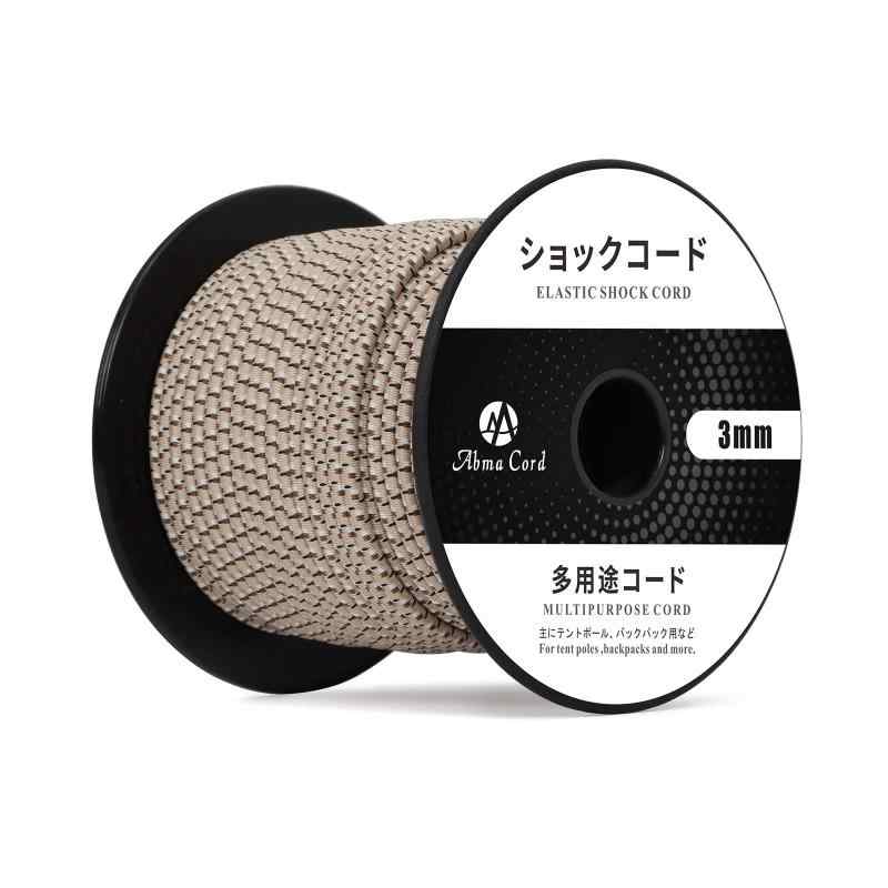 Abma Cord ショックコード バンジーコード 3mm ゴム紐 ゴムロープ 30M テントポー...