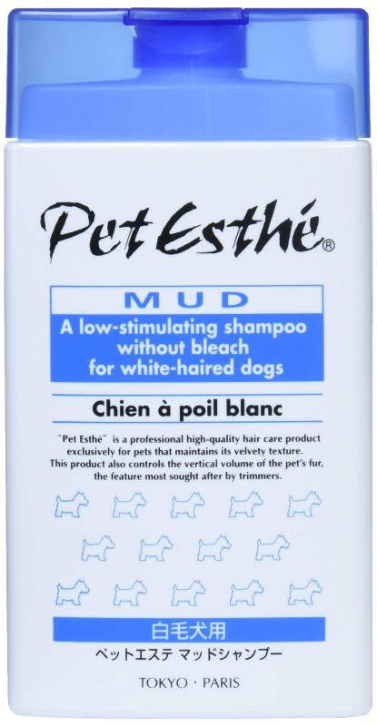 ニチドウペットエステ マッドシャンプー 白毛犬用 350ml