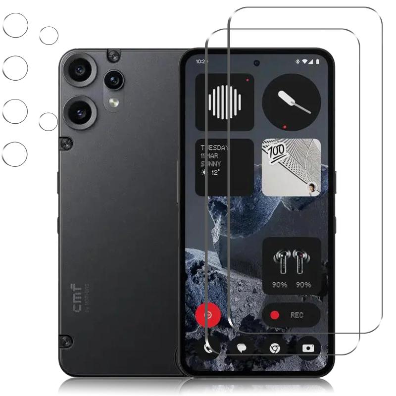 Rakuten - Nothing CMF Phone 2 Proフィルム + Nothing CMF Phone 2 Pro カメラフィルム【旭硝子日本製】Nothing CMF Phone 2 Pro 保護フィルム 指紋認証対応 硬度9H 耐衝撃 スクラッチ防止 自動吸