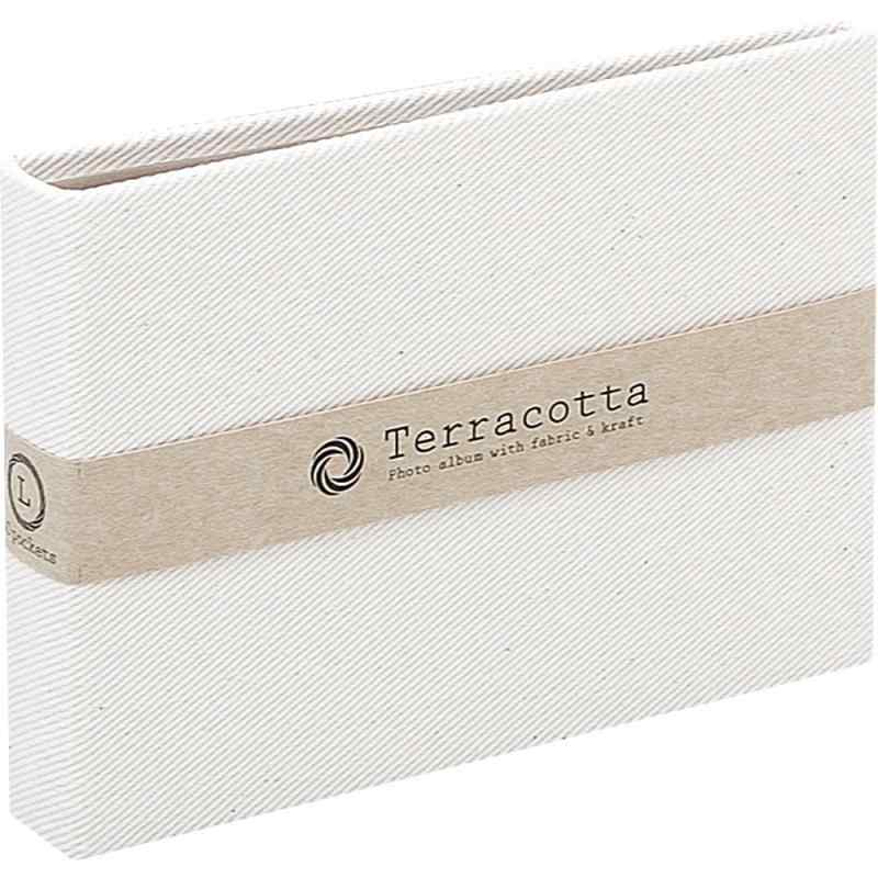 ナカバヤシ テラコッタ 溶着式ポケットアルバム チェキ40枚 ホワイト TER-CK2P-90-W