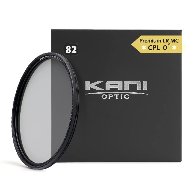 KANI 82mm PLフィルター ZeroSharpシリーズ Premium LR MC CPL 0# Natural 円偏光フィルター 色再現性向上 色濁り低減 低反射 撥水 撥油 防汚 帯電防止 ナノコーティング 809803