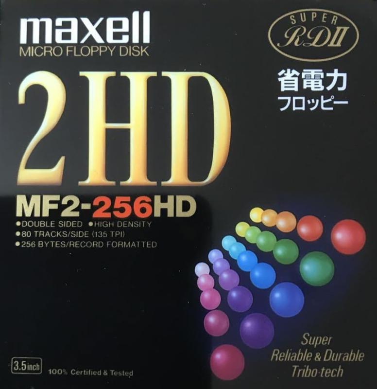 Floppy Disk Media - 日立マクセル 2HD省電力フロッピー（1枚入り） MF2-256HD.1P