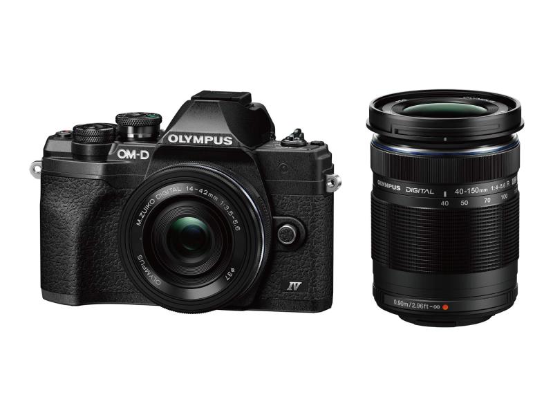 Rakuten - OLYMPUS ミラーレス一眼カメラ E-M10 MarkIV EZダブルズームキット BLK