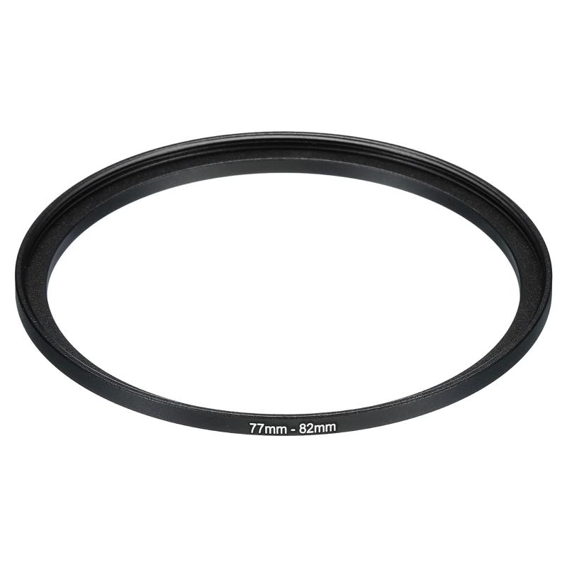 Rakuten - PATIKIL 77mm-82mm メタルステップアップリング カメラレンズフィルターアダプターリング アルミフィルターアダプターリング カメラレンズフード用 ブラック